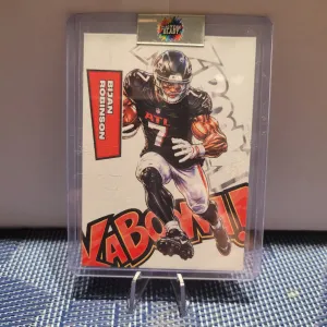 Custom Blast Art Card Bijan Robinson