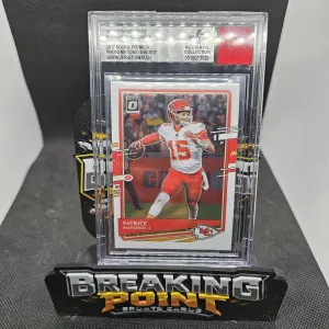 Donruss Optic Patrick Mahomes #1 Game Worn Swatch