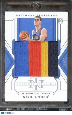 Nikola Topić 2025 Panini National Treasures RC /99 Oklahoma City Thunder
