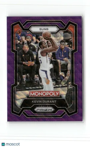 2023 Panini Prizm Draft Picks Kevin Durant #70 Purple Wave