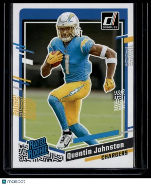 2023 Panini Donruss Football Quentin Johnston #353 Rookie