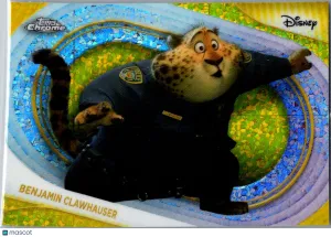 Benjamin Clawhauser 2025 Topps Chrome Disney Yellow Mini Dimaonds #169