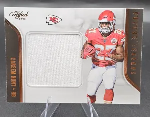 2017 Panini Certified Cuts - Future Legends Memorabilia Kareem Hunt front