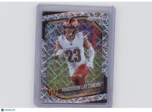 2025 Panini Prizm Football Marshon Lattimore #184 Laser
