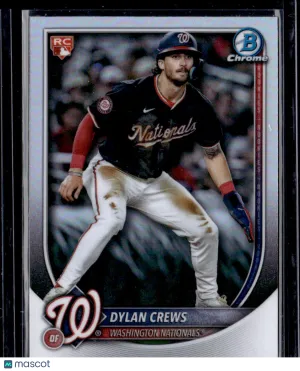 2025 Bowman Chrome Dylan Crews #3 Red Shield Rookie