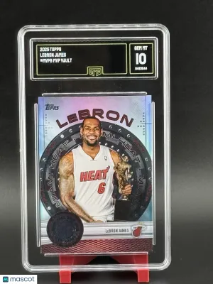 2025 Topps MVP Vault LeBron James #MVP-8 Refractor GMA 10