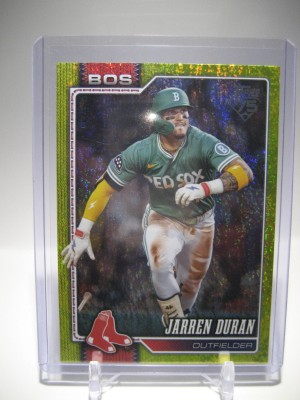 2026 Topps Series 2 Jarren Duran #560 Yellow Rainbow Foil 118/399 Boston Red Sox