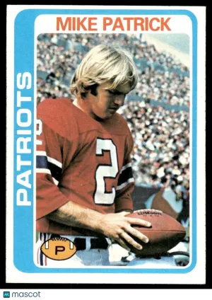 1978 Football Mike Patrick #56