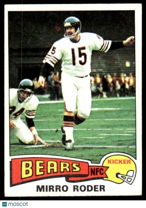 1975 Football Mirro Roder #508