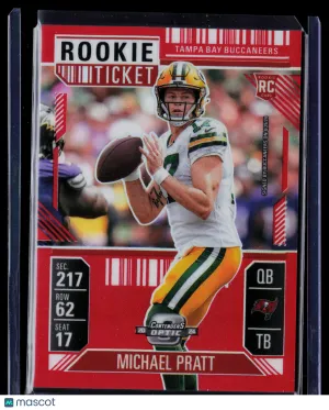 2024 Panini Contenders Optic Michael Pratt #90 RC 661/860
