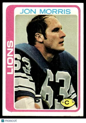 1978 Football Jon Morris #284