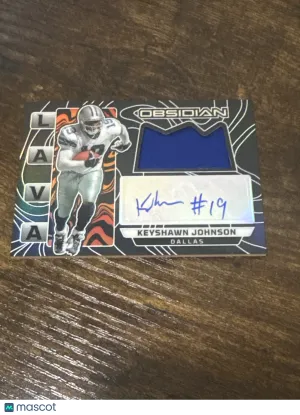 2026 Panini Obsidian Lava Keyshawn Johnson #LJA-KJN Memorabilia