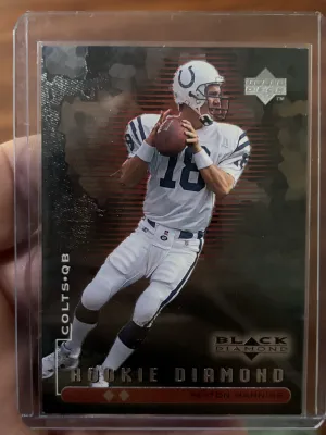 1998 Upperdeck Double Black Diamond /2500 Peyton Manning front