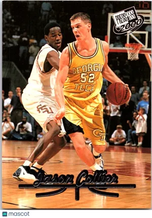 2000 Press Pass Jason Collier #12 Georgia Tech Yellow Jackets Basketball Card