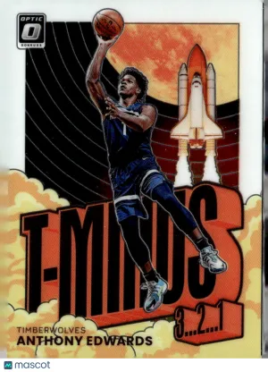 2022 Panini Donruss Optic T-Minus 3-2-1 Anthony Edwards #11