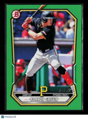 2026 Topps Bowman Konnor Griffin #BP-92 Green 93/99