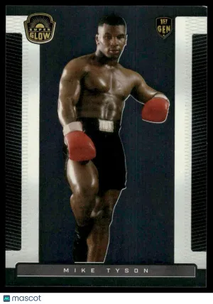 2021 Super Glow Mike Tyson No 2 Boxing Trading Card Near Mint