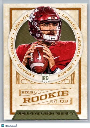 2019 Panini Legacy 166 Gardner Minshew II RC Washington State Cougars