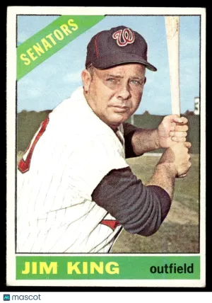 1966 Baseball Card Jim King #369