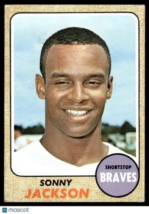 1968 Baseball Card Sonny Jackson #187