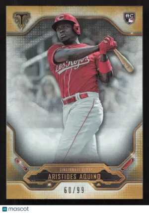 2020 Topps Triple Threads Aristides Aquino #29 Gold SN,RC