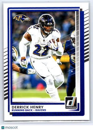 2025 Donruss Derrick Henry #153 Baltimore Ravens