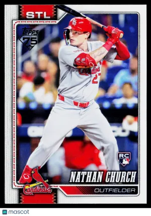 2026 Topps Series 1 Nathan Church #24 RC