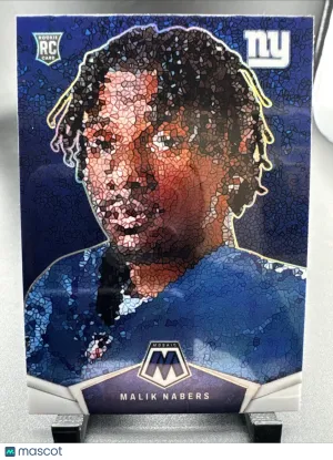 2024 Panini Mosaic Malik Nabers #MM-MNS [Base] Rookie Insert