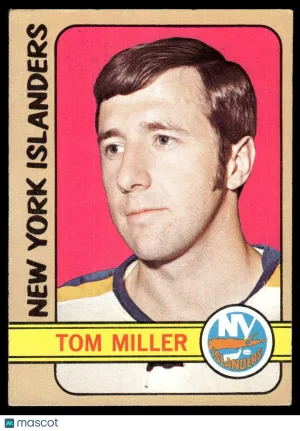 1972 Hockey Card Tom Miller #76