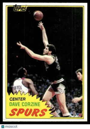 1981 Basketball Dave Corzine #101