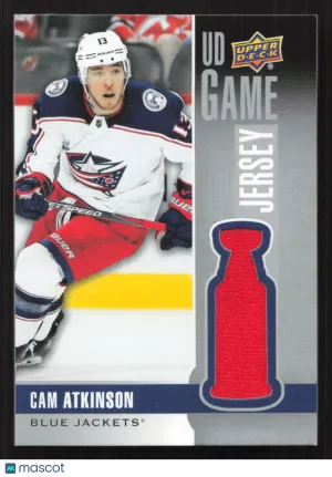 2019-20 Upper Deck Cam Atkinson #GJ-CT UD Game Jersey MEM