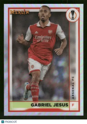 2022-23 Merlin Chrome UEFA Club Competitions Gabriel Jesus #16 Refractor