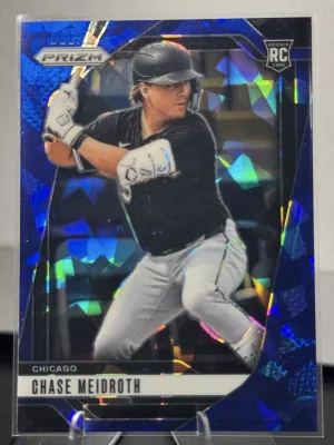 Chase Meidroth 2025 Panini Prizm Blue Ice Prizms #13 RC Chicago White Sox