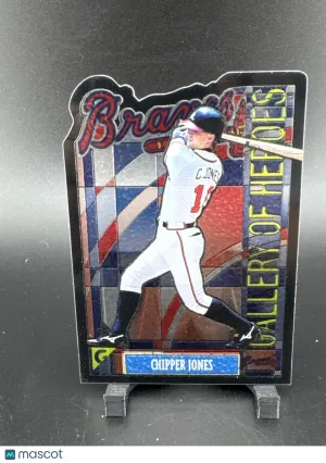 1999 Topps Gallery Chipper Jones #GH9 [Base] Short Print Nicely Centered Parallel/Variety Low Pop Insert