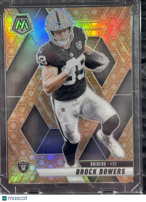 2025 Panini Mosaic Football Brock Bowers #5 Honey Comb