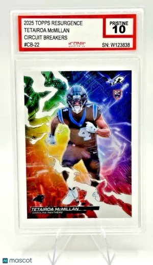 2025 Topps Resurgence Tetairoa McMillan RC Circuit Breakers #CB-22 Iconic 10