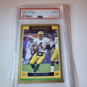 2006 Topps Brett Favre Gold /2006 PSA 6