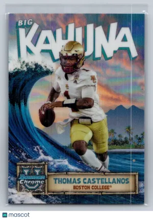 2024 Bowman University Big Kahuna Thomas Castellanos BK-11 Boston College Eagles Football Card
