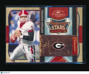 2009 Donruss Classics Matthew Stafford Platinum Box Topper Rookie Base Set