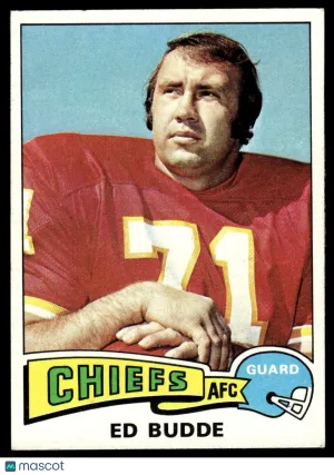 1975 Football Ed Budde #174