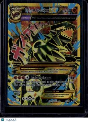 Pokemon 2015 Ancient Origins Pokemon Primal Groudon EX UR FA