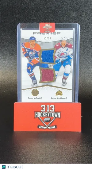 2025-26 Upper Deck Premier Nathan MacKinnon Connor McDavid #PD-MM /99