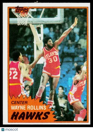 1981 Topps Tree Rollins Wayne Rollins #71