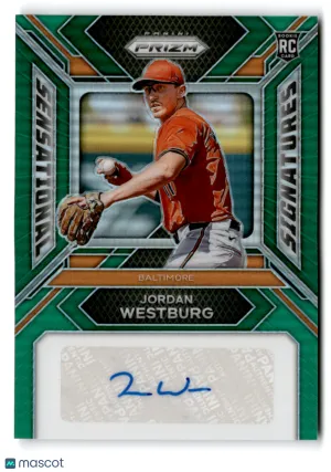 2024 Panini Prizm Jordan Westburg #12 Autograph Baltimore Orioles