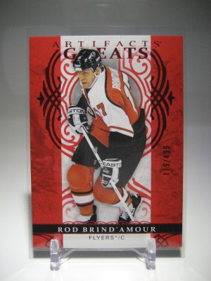 2026-27 Upper Deck Artifacts Hockey Rod Brind Amour 164 179/499 Ruby