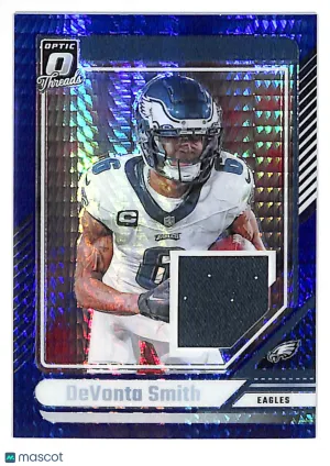 2024 Panini Donruss Optic DeVonta Smith Purple Hyper Memorabilia #DTB-DSH Philadelphia Eagles