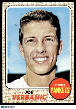 1968 Baseball Card Joe Verbanic #29