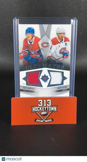 2025-26 Upper Deck Ultimate Collection Caufield Suzuki #UTM-CS Ulti-Mates