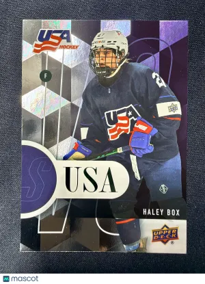 2026 Upper Deck Team USA Juniors Haley Box #VU-7 SP