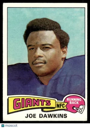 1975 Football Joe Dawkins #116